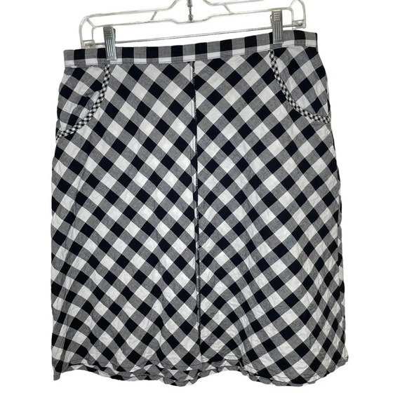 Apropos black and white gingham skirt - Picture 1 of 7